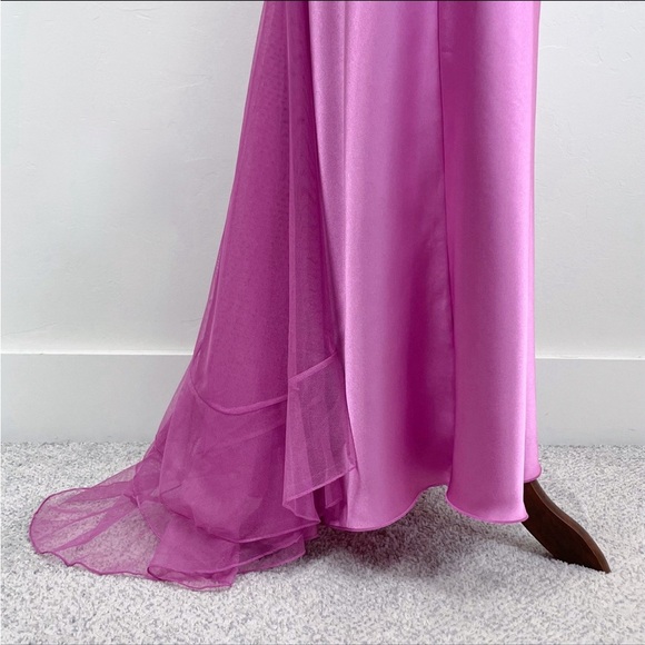 Vintage open back slip dress M - Picture 7 of 7